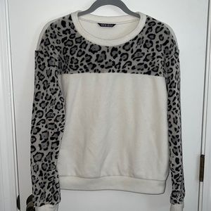SHEIN White Leopard Sweater